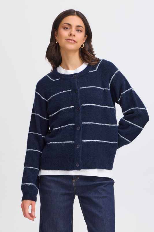 Fransa FRKENDRA Cardigan, Night Skye MIX