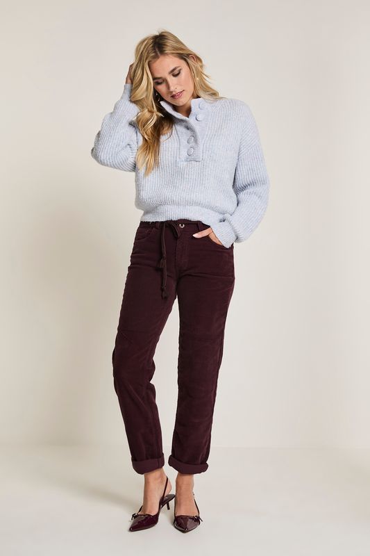 Para Mi Bobby - Vintage Corduroy, Burgundy Red