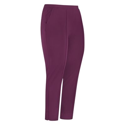 Plus Basics Pants Long, Burgundy