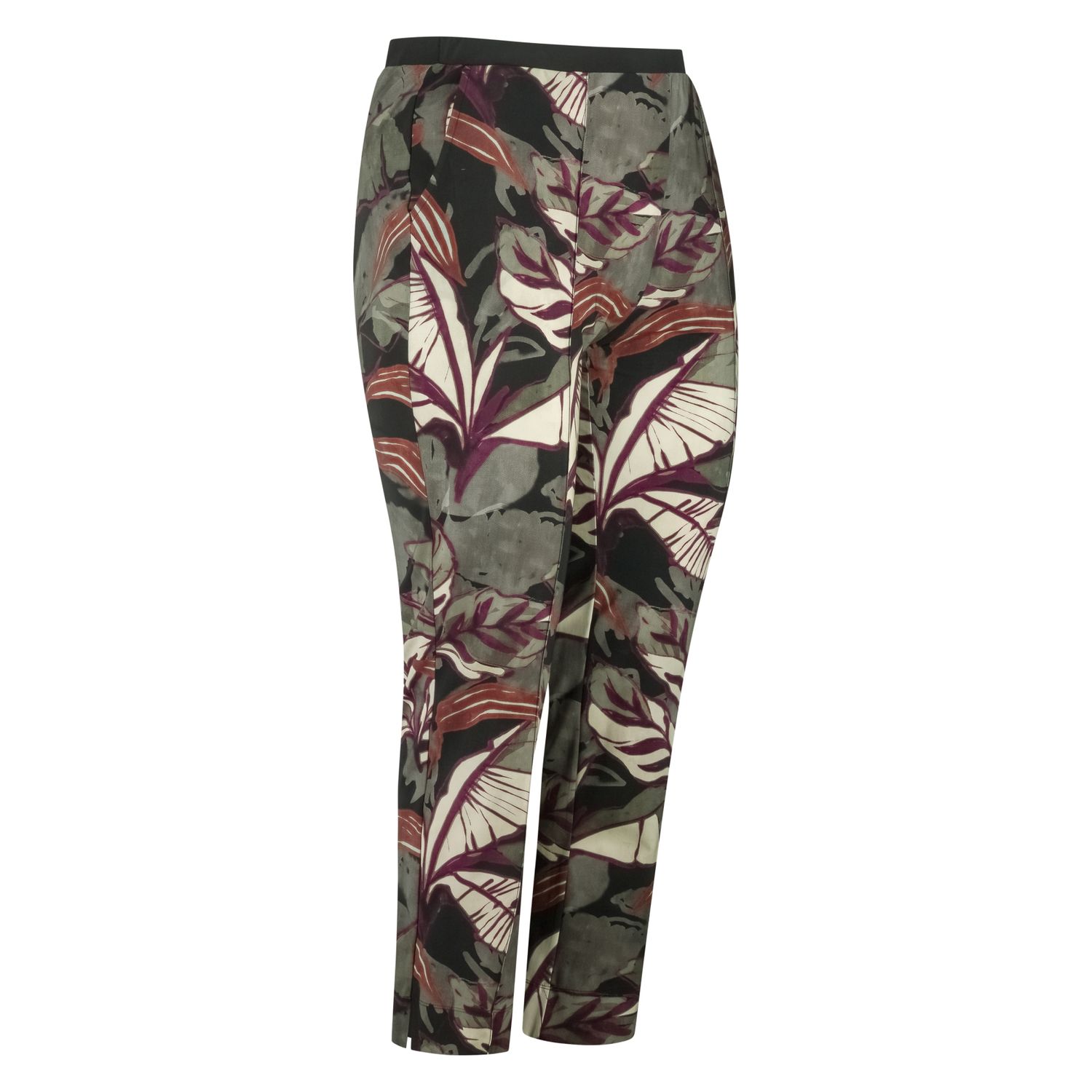 Plus Basics Pants Long, Mystic Leaves