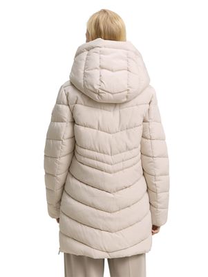 Tom Tailor Pufferjas in 2-in-1-look, cold beige