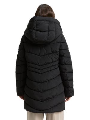 Tom Tailor Pufferjas in 2-in-1-look, deep black