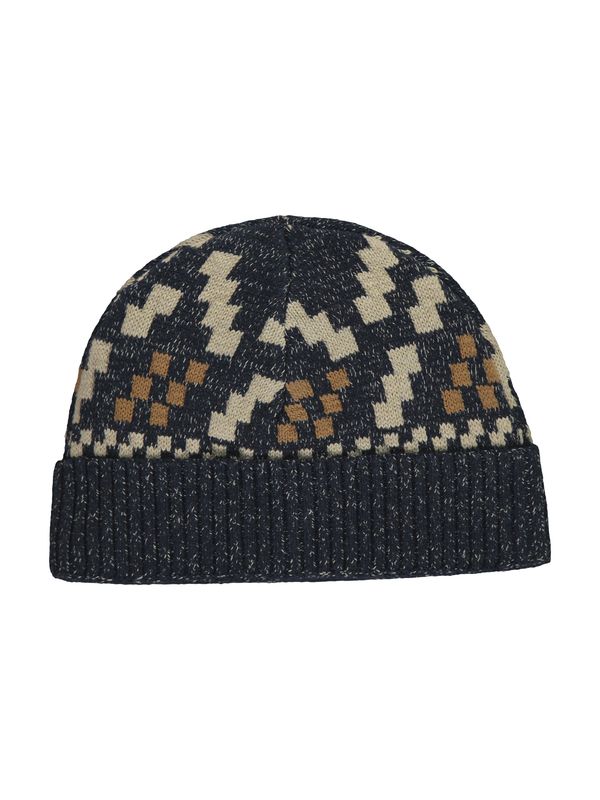 Lerros Noorse gebreide muts met fleecevoering, classic navy