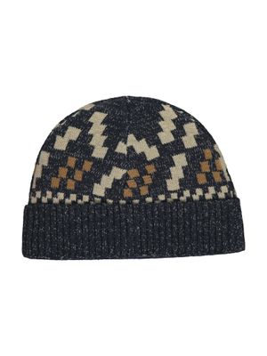 Lerros Noorse gebreide muts met fleecevoering, classic navy