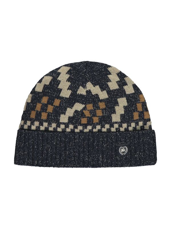 Lerros Noorse gebreide muts met fleecevoering, classic navy