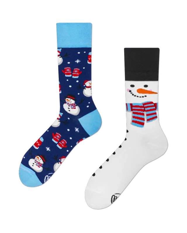 Many Mornings Snowman, blauw