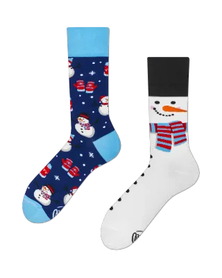 Many Mornings Snowman, blauw