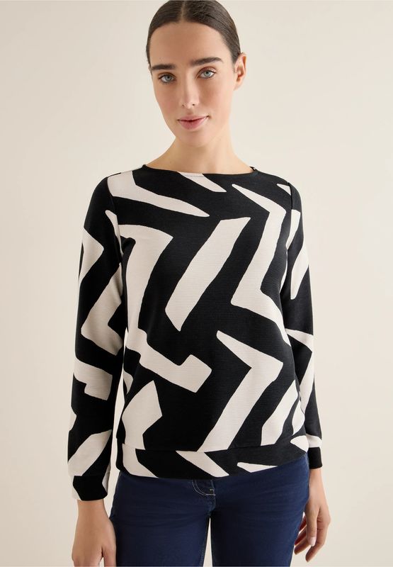 Cecil Ottoman Shirt, light greige