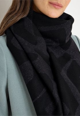 Cecil Soft Lurex Scarf, Black