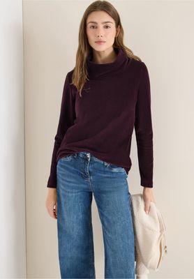 Cecil Fine Cord Big Collar, eggplant red Cecil Fine Cord Big Collar, eggplant red