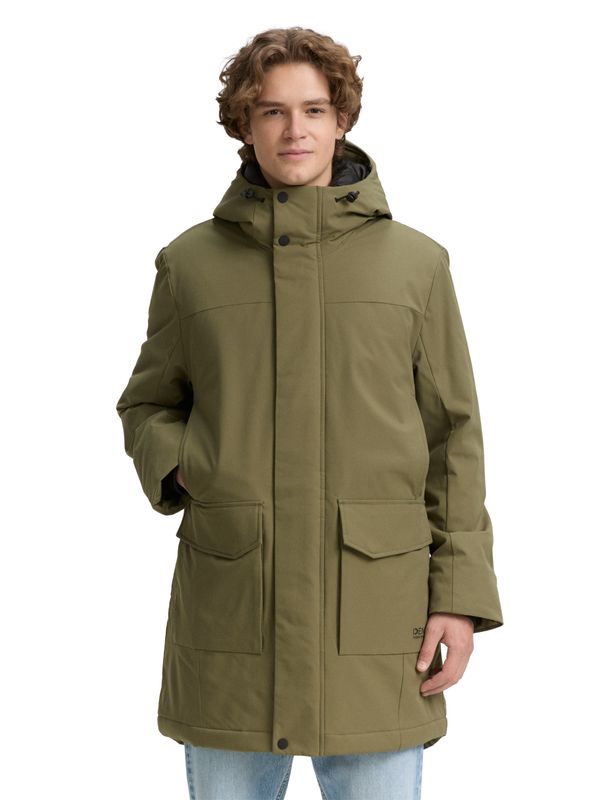Tom Tailor Parka met waterafstotende functie, jungle soil green