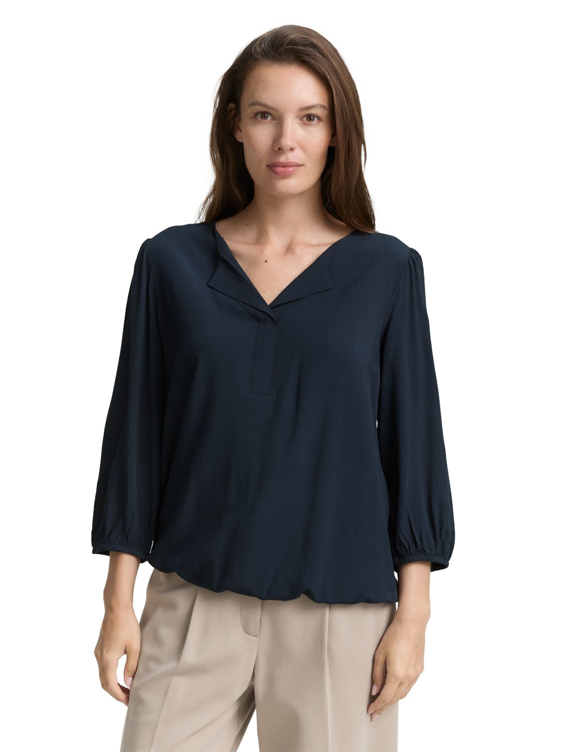 Tom Tailor Blouse van viscose, Lunar Eclipse