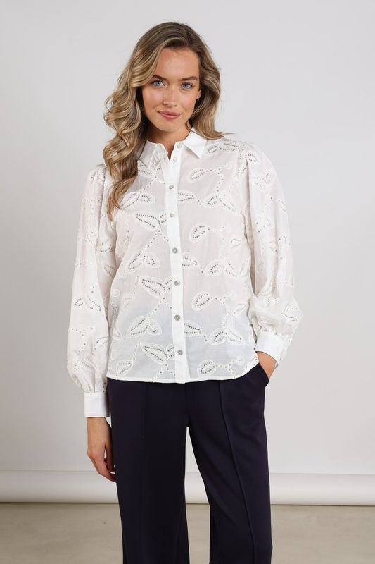 Nukus Milanova Blouse, Off White