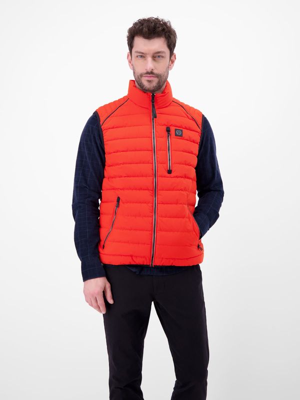Lerros Gewatteerd vest met voering, dark vivid red