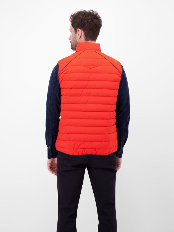 Lerros Gewatteerd vest met voering, dark vivid red