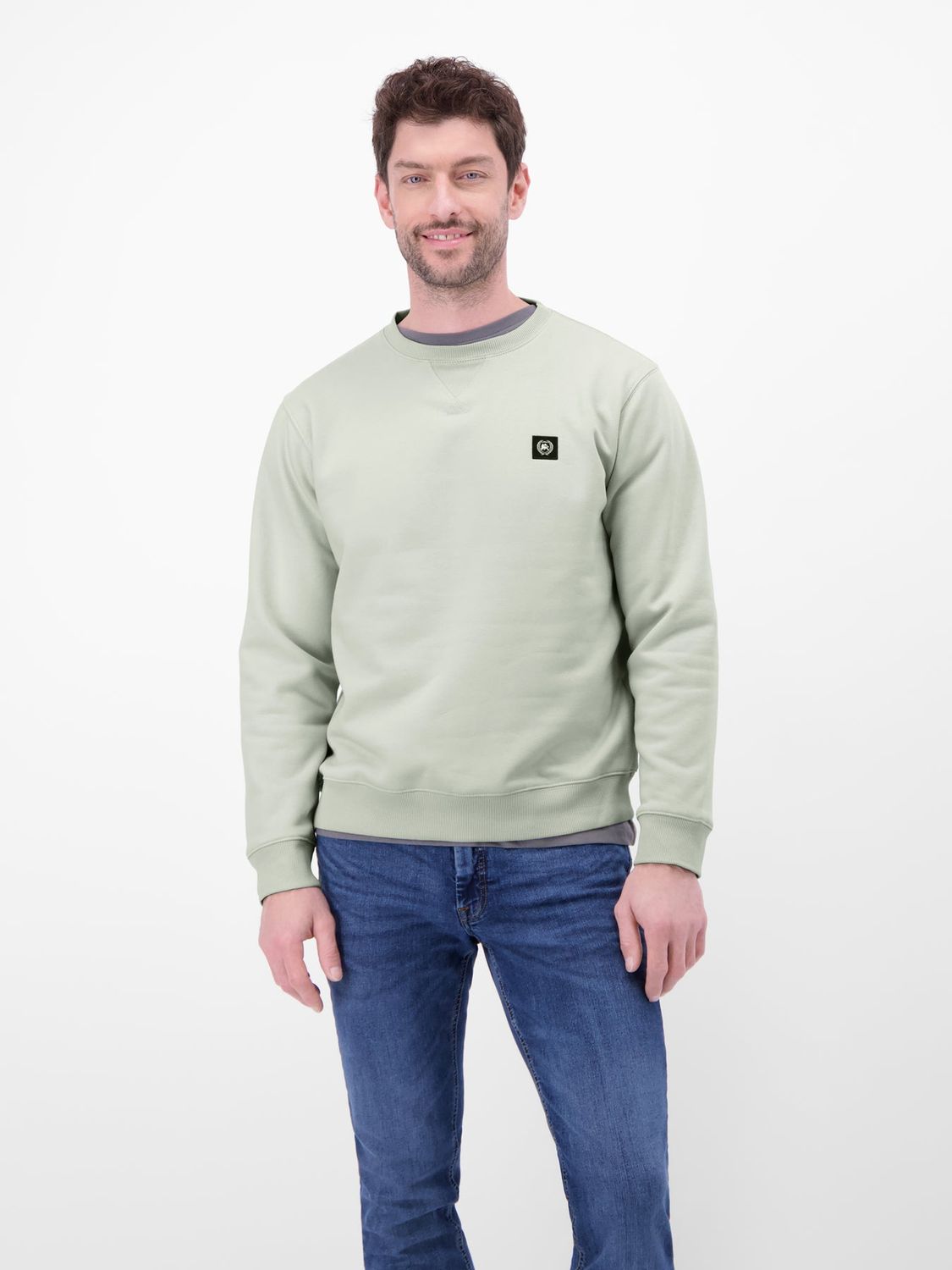 Lerros sweatshirt, pearl grey Lerros sweatshirt, pearl grey