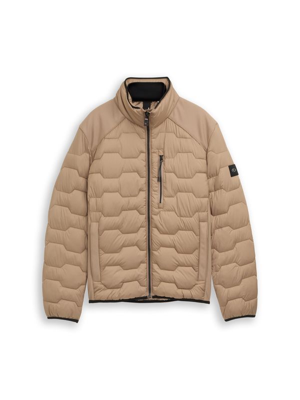Tom Tailor Hybride gewatteerde jas, mountain taupe