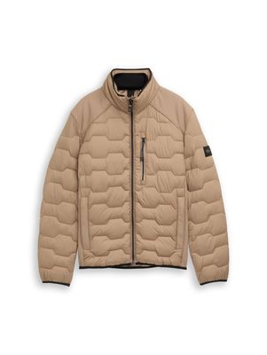 Tom Tailor Hybride gewatteerde jas, mountain taupe Tom Tailor Hybride gewatteerde jas, mountain taupe