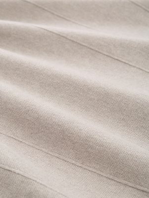 Tom Tailor Gebreide trui met opstaande kraag, dark clouds grey melange