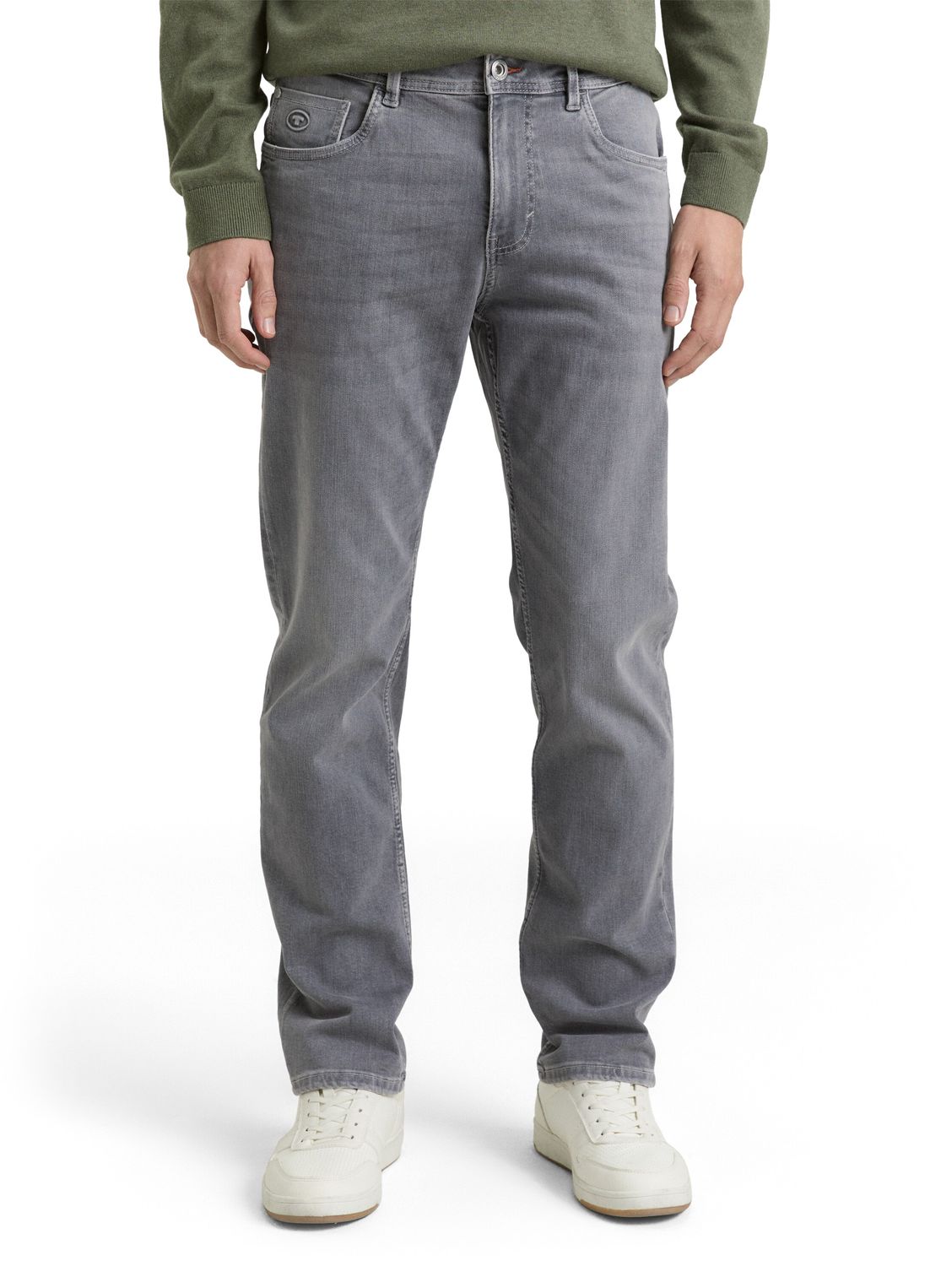 Tom Tailor TTMARVIN STRAIGHT jeans met superstretch, grey denim