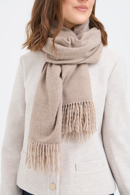 Fransa Pasmira sjaal, Desert Taupe Melange Fransa Pasmira sjaal, Desert Taupe Melange