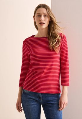 Cecil Gestreept overhemd, granita red Cecil Gestreept overhemd, granita red