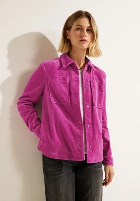 Cecil Curduroy jas met shirtkraag, cool pink Cecil Curduroy jas met shirtkraag, cool pink