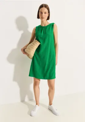 Cecil Zomerjurk met structuur, fresh apple green Cecil Zomerjurk met structuur, fresh apple green