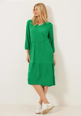 Cecil Jurk met structuur, fresh green Cecil Jurk met structuur, fresh green