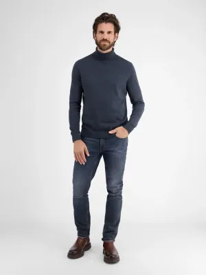 Lerros gebreide trui met col, classic navy Lerros gebreide trui met col, classic navy