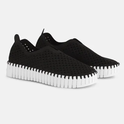 Ilse Jacobsen instappers platform, zwart Ilse Jacobsen instappers platform, zwart