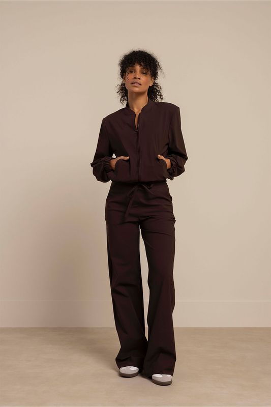 Studio Anneloes Benja bomber jacket, espresso