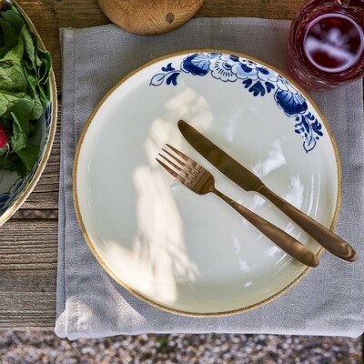 Blauw Bloesem dinerbord