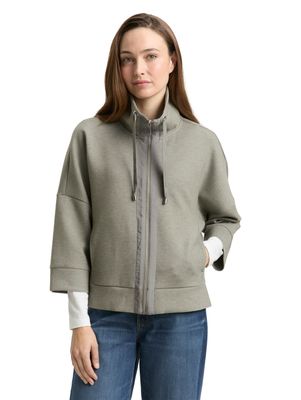 Tom Tailor Sweatjacket, cloudy green melange Tom Tailor Sweatjacket, cloudy green melange
