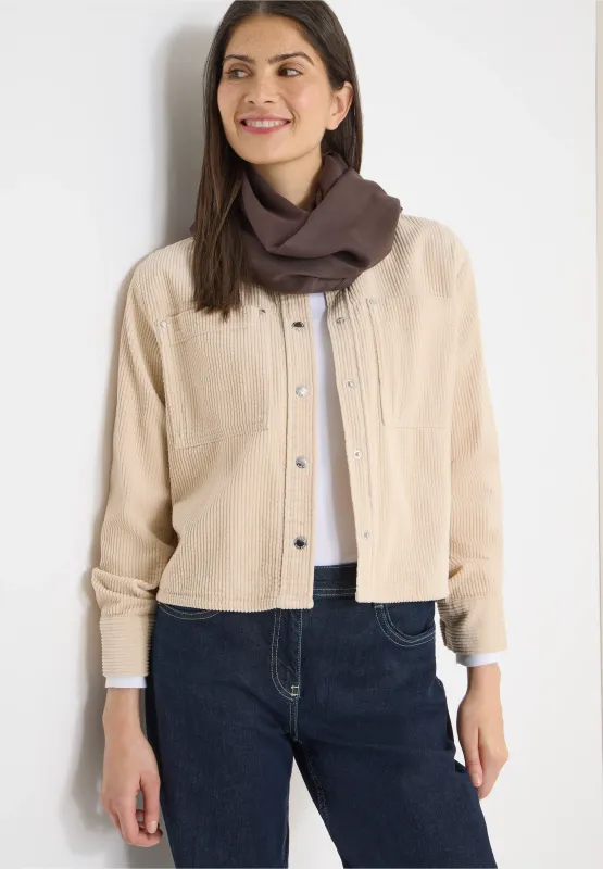 Cecil Sjaal met lus, macchiato brown