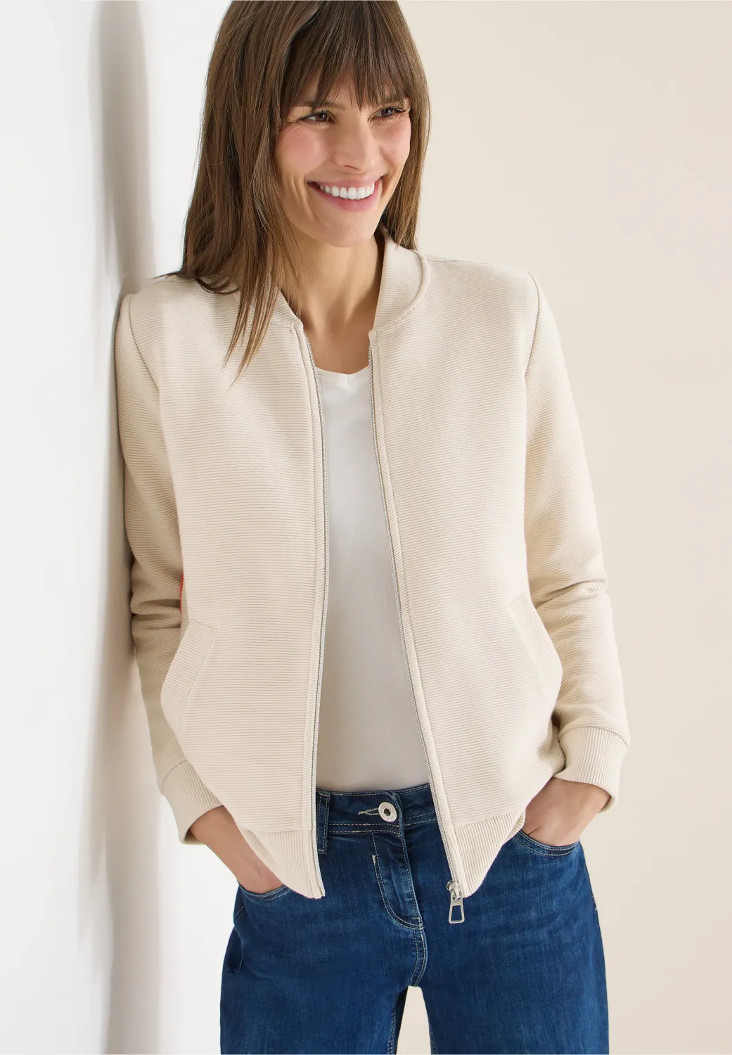 Cecil Ottomaans jasje, smooth sand beige