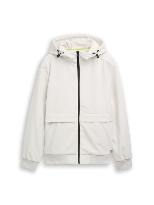 Tom Tailor Softshell jas met capuchon, Light Dawn Grey