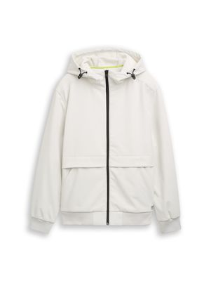 Tom Tailor Softshell jas met capuchon, Light Dawn Grey Tom Tailor Softshell jas met capuchon, Light Dawn Grey