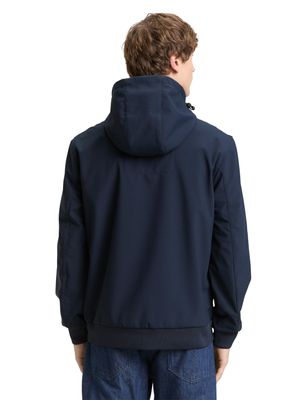 Tom Tailor Softshell jas met capuchon, Sky Captain Blue