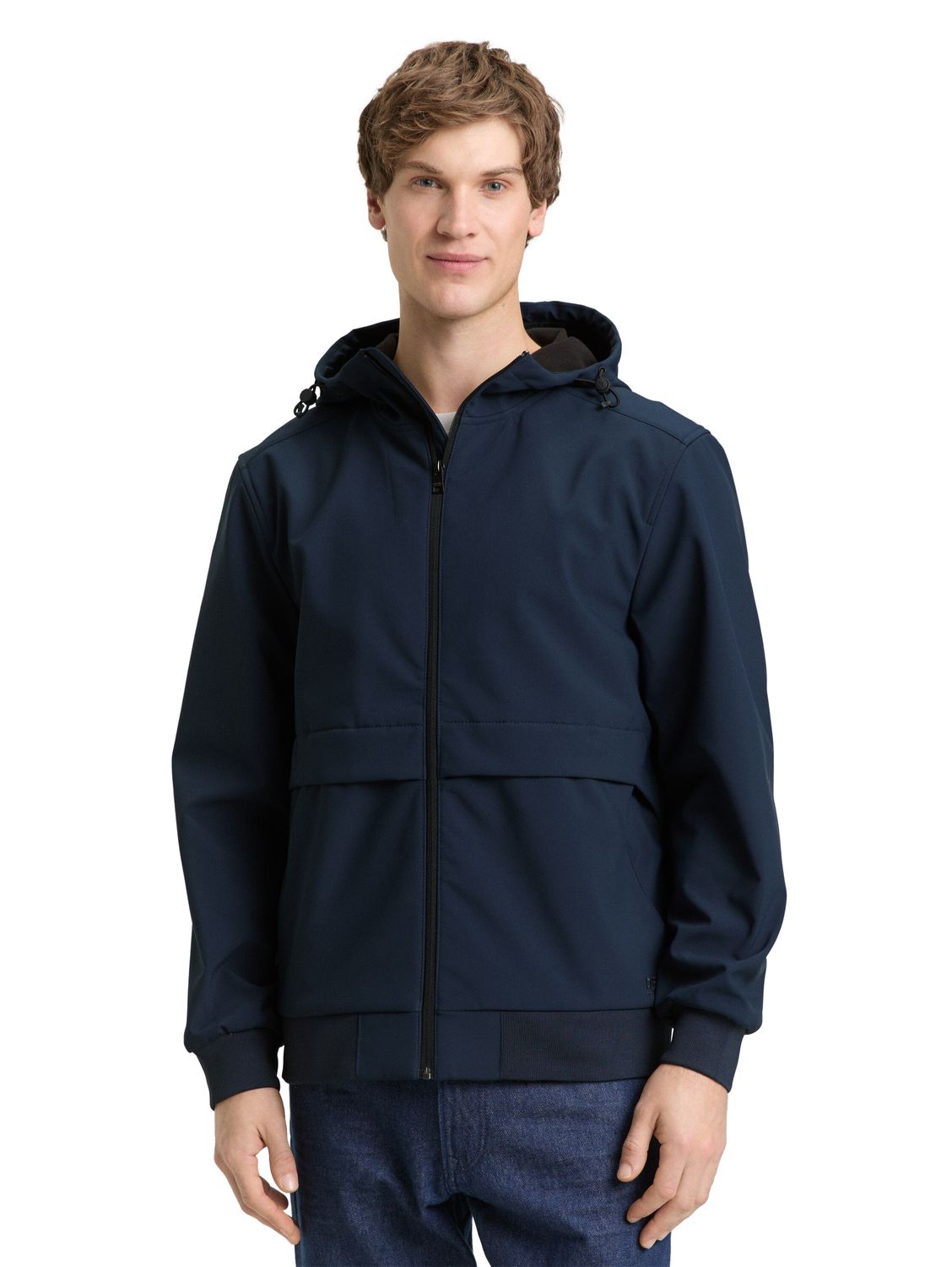 Tom Tailor Softshell jas met capuchon, Sky Captain Blue
