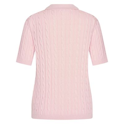 HV Society Knitted polo Anna, Soft Pink