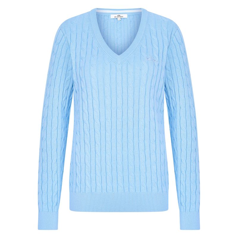 HV Society Pullover Ava, Lightblue