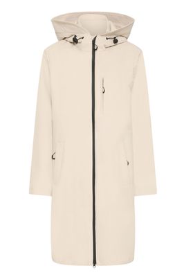 Fransa Shell jacket long, Oxford Tan Fransa Shell jacket long, Oxford Tan