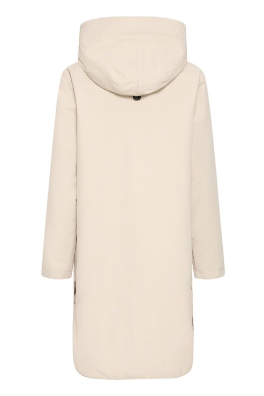 Fransa Shell jacket long, Oxford Tan