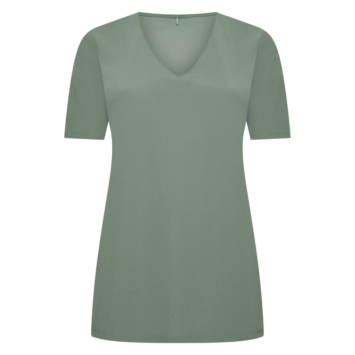 Plus Basics Tee V Slim SS, Linde