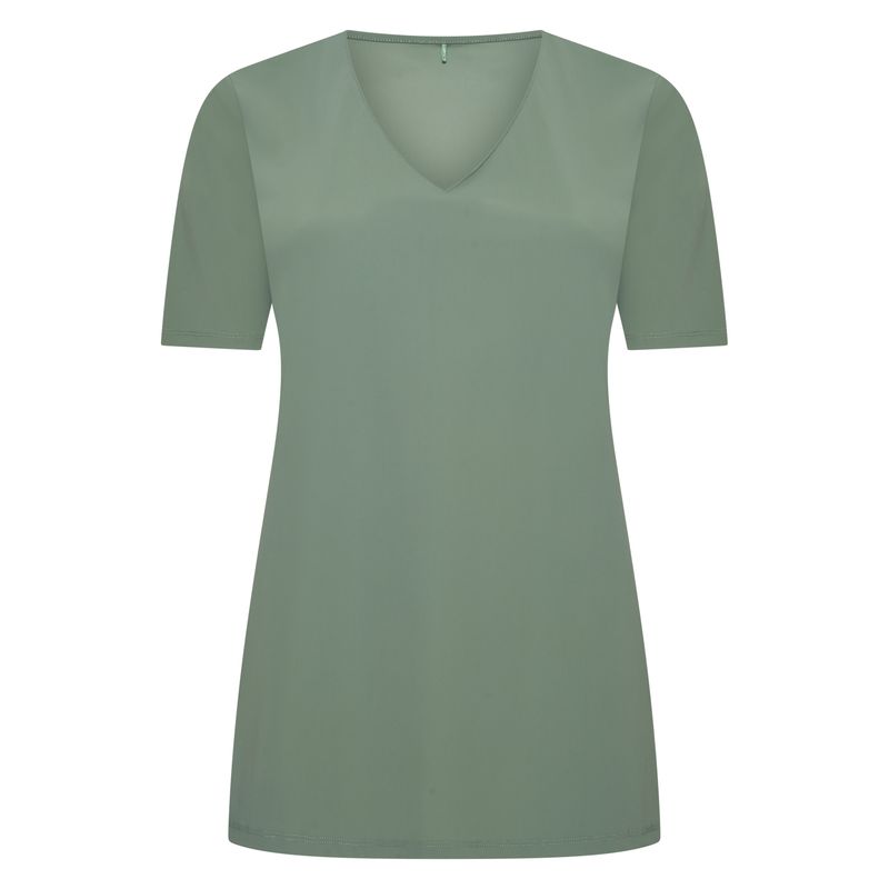 Plus Basics Tee V Slim SS, Linde