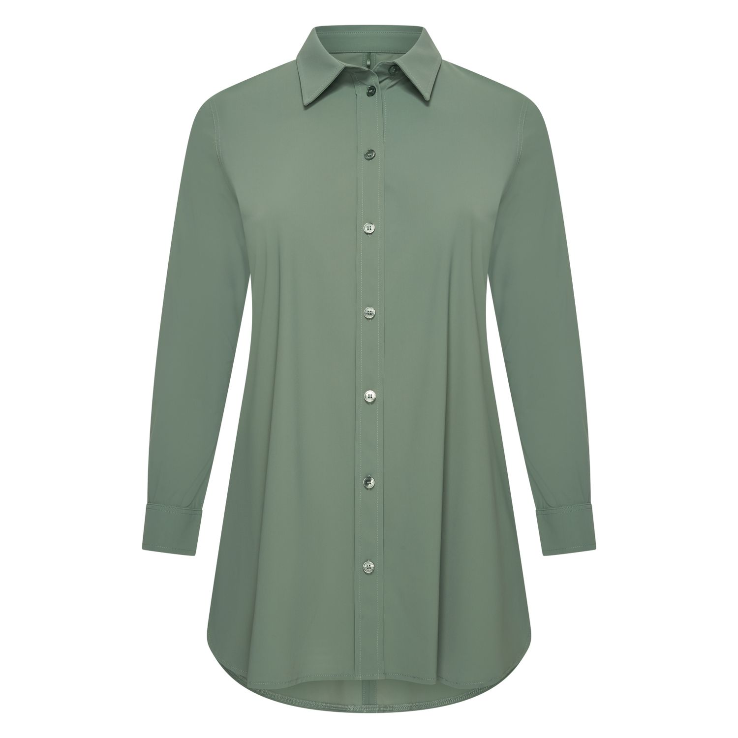 Plus Basics Blouse Midi LS, Linde
