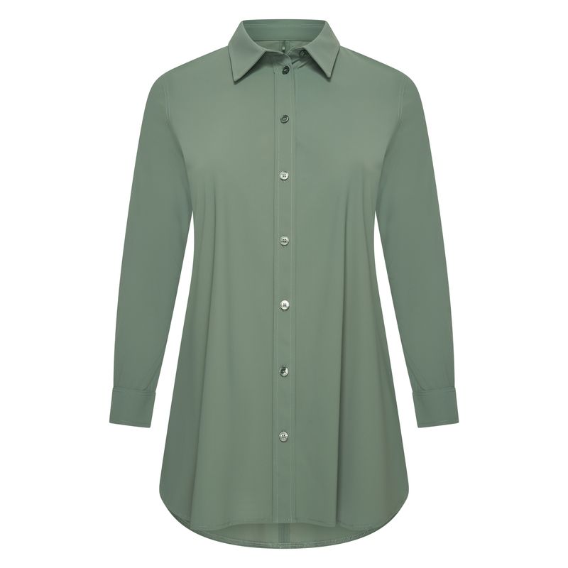 Plus Basics Blouse Midi LS, Linde