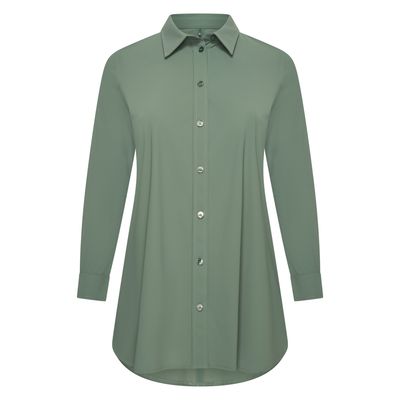 Plus Basics Blouse Midi LS, Linde
