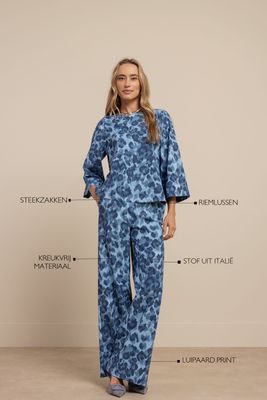 Studio Anneloes Lexie leopard trousers, jeans